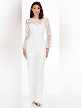 dress the population tiffany jumpsuit Tiffany Jumpsuit XXS / Pine